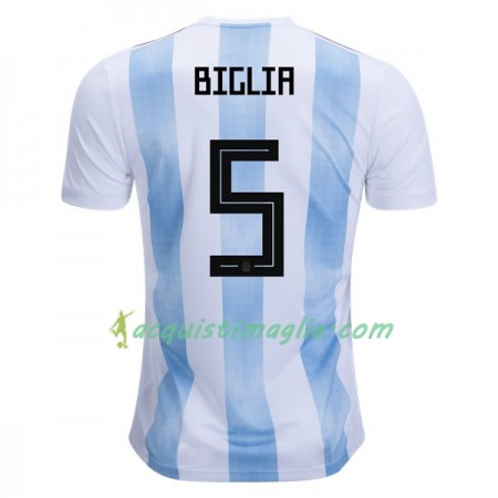 Divisa di Calcio Argentina Biglia 5 Prima Mondiali 2018